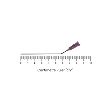 Pink 18 Gauge disposable bent non-sterile suction tube measurements. Shop now at Zone Medical.