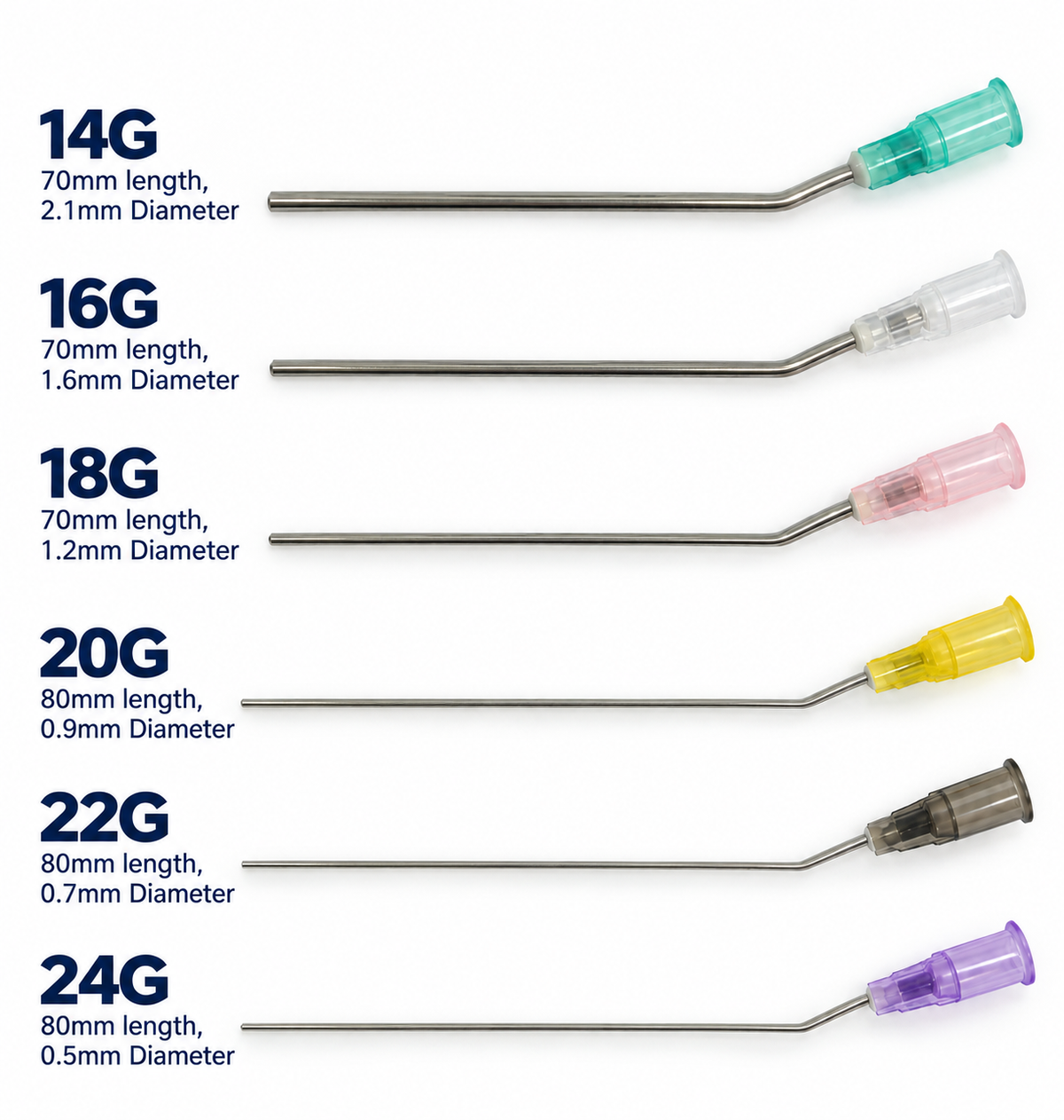 Disposable Suction Tubes Bent Non-Sterile Pack of 100