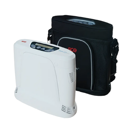 Zen-O Lite Portable Oxygen Concentrator with carry bag. Shop now at Zone Medical.