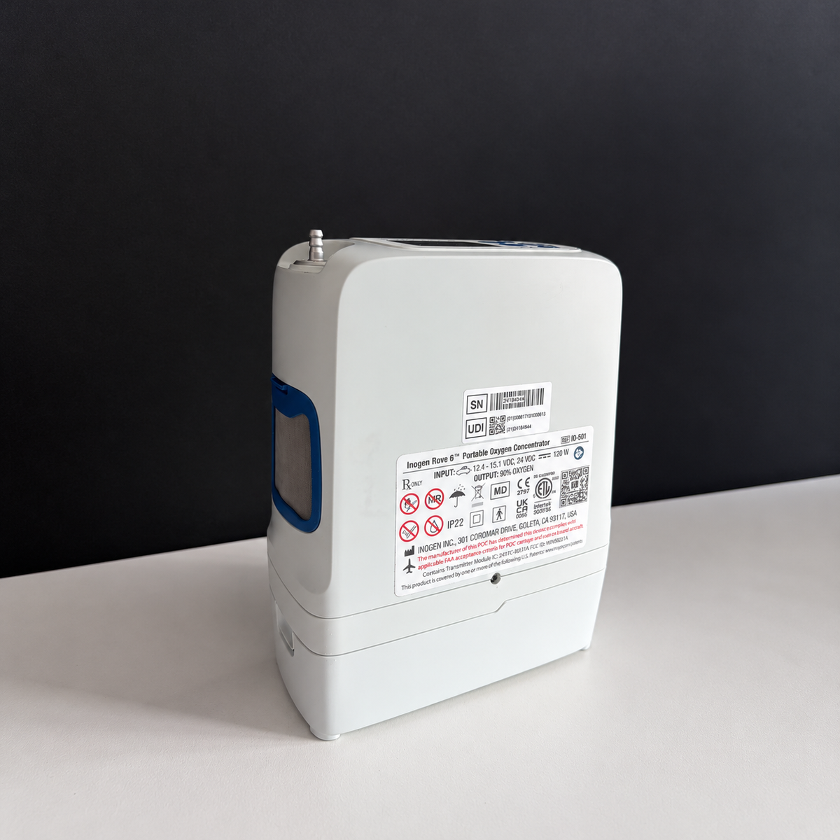 Inogen One Rove 6 Portable Oxygen Concentrator with 16 Cell Battery (Near New - Refurbished)