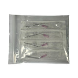 Suction Tubes 18 Gauge Pink 1.2mm Outer Diameter -Bent Disposable Sterile Individually Wrapped