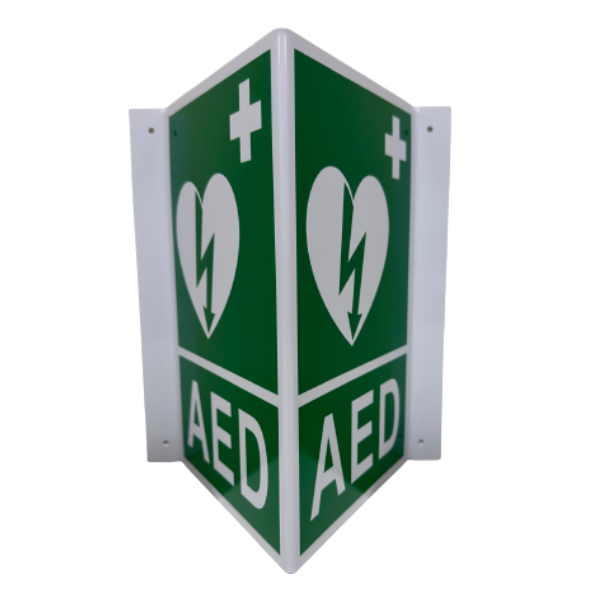 3D AED Sign