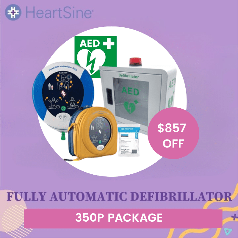 Heartsine Samaritan 350P Semi Automatic Defibrillator Package