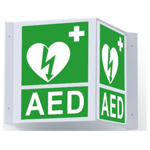 3D AED Sign