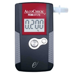 FC90 AlcoCheck Fuel Cell Breathalyser