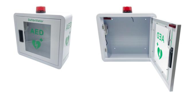 AED Cabinet Small with Strobe Light & Alarm