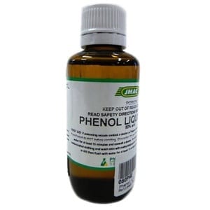 Liquid Phenol 80% Percent W/W 100ml