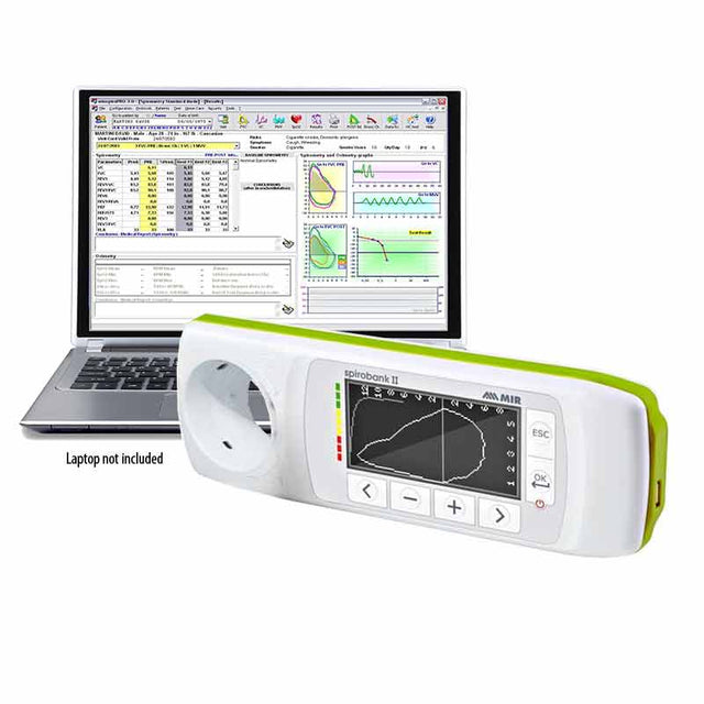 MIR Spirobank 2 Basic Spirometer with 1 Year Free Platinum Software Su ...