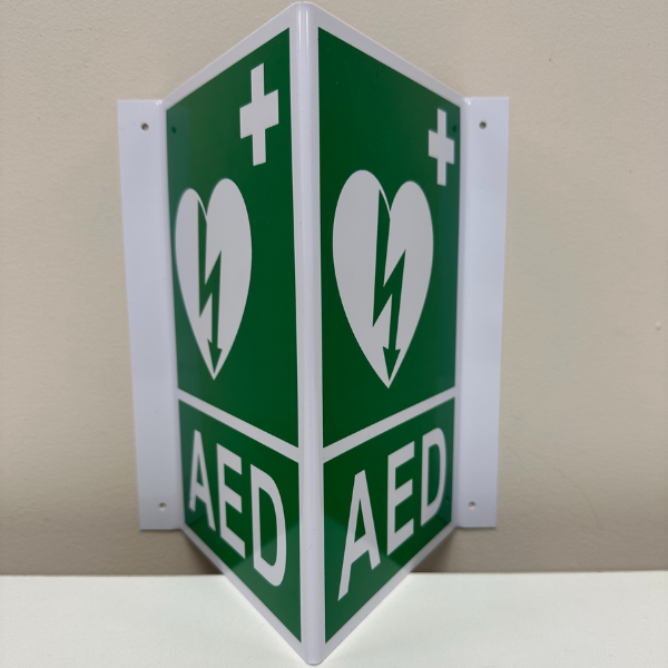 3D AED Sign