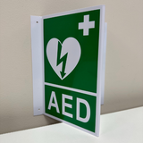 3D AED Sign